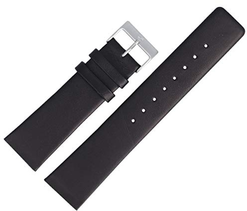 Skagen Uhrenarmband 22mm Leder Schwarz - 233XXLSLN