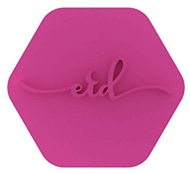 LissieLou Eid Script Cookie Stamp Ramadan Celebrations Icing Fondant Embosser - Light Pink