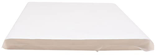 MARMODAY 100 hojas de papel pergamino a prueba de grasa para hornear pasteles de cocina antiadherente pre-cortados Pan forros para cocina 27x27cm