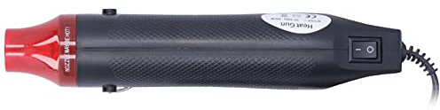 Mini pistolet à chaleur, pistolet à air chaud robuste et durable 390℉ Extérieur en plastique ABS pratique et portable pour les projets de bricolage(Norme européenne 230V)