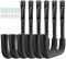 pipabiba Strapazierfähiger 25 cm Garagen-Aufbewahrungshaken, 6 Stück Leiterhaken mit EVA-Schutz, Kleiderbügel für drinnen und draußen, Organizer für Leitern, Stühle, Fahrräder (23 cm x 25 cm)