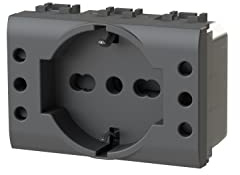 4Box - Presa da Incasso P503 compatibile con Bticino® LivingLight™ antracite