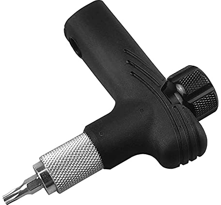 HUIOP Bike Torque Wrench, Adjustable Bike Torque Wrench 4/5/6Nm Torque T Wrench Portable Maintenance Kit