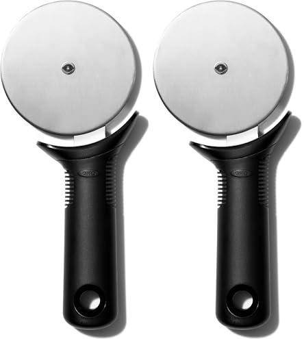 OXO Good Grips 8.9 cm Pizza Wheel, Black (Pack of 2)