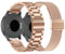 CUNUJIX 2 piezas de repuesto para Garmin Vivoactive 4S/Venu 3S/Venu 2S/Vivomove 3S, 18 mm de malla de metal de acero inoxidable, correa de repuesto para Garmin Forerunner 255S/265S, mujer y hombre,