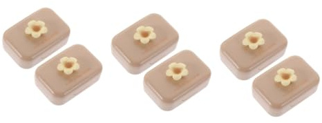 SAFIGLE 6sets Contact Lenses Holder Compact Lens Case Decorative Contact-Lens Box Safe Sturdy for Nearsighted