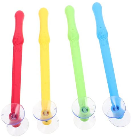 Toyvian Marteau d'halloween à Ventouse pour Garçon et Filles, Jouets Sensoriels, 4pcs en Plastique, Jeu Éducatif Précoce, Interaction Familiale pour Tout-Petits