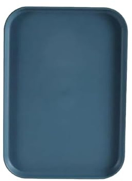 22 * 30.5CM Plastic Trays for Food Serving,Dark Blue Rectangular Serving Tray Dinner Trays For Home/Restaurant/Hotel Organizer