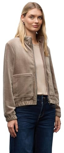 Street One Damen Cordjacke mit Zipper