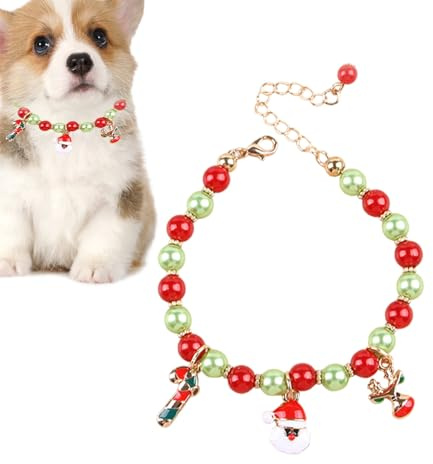 Cat Collar,Adjustable Jewelry Costume Accessories - Cat Collar Pearl Necklace - for Daily Wear Wedding Party Birthday Photography Christmas Decoration