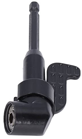 Jeffergarden Adattatore Presa per Trapano Elettrico 105°, Cacciavite Magnetico Con Codolo Esagonale Punta da 105 Gradi Angolata Ad Alta Durezza, Realizzato in Acciaio Cromato, Connessione Facile,