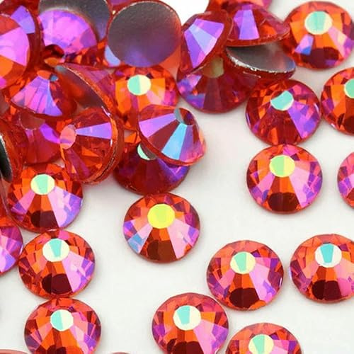 Strass di C glitterato SS6-SS30 3D fai da te Strass piatti non hotfix per artigianato Nail Art Pietre Decorazioni Accessori-Giacinto AB-SS6-1440 pezzi