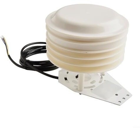 ABS Protective Enclosure for Weather Station, Solar Radiation Shield for and Humidity Sensors, Weatherproof Shutter Box for, Greenhouse(Temp&hum)