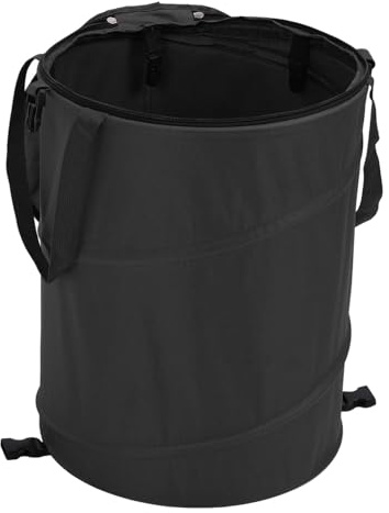 aqxreight Bote de Basura Emergente Contenedor Grande de Desechos de Camping de 10 Galones con Tapa Bolsa de Utilidad Portátil Plegable para Picnics Al Aire Libre Jardinería y Accesorios de Viaje
