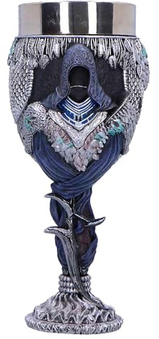 Nemesis Now Elden Ring Black Knife Assassin Goblet 19.5cm | Collectible Chalice, Sculpted Blade Handle, Dark Gothic Decor, Stainless Steel Insert
