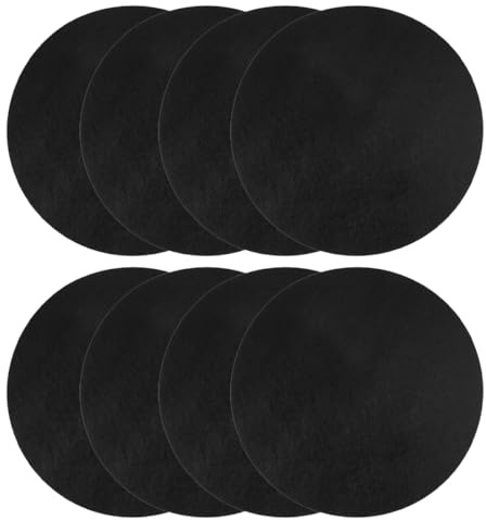 8 Stück Filzuntersetzer Rund 30 cm, Groß Filzuntersetzer Filzunterlage | Abwaschbar Filzunterlage Tischschoner, Tischuntersetzer Schutzmatte, Robustem Filz Untersetzer für Töpfe, Vasen, Schüsseln