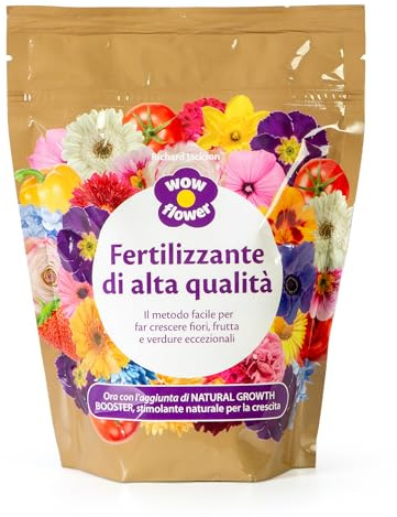 Richard Jackson Flower Power Premium Plant Food, with Bio-Active Technology, Concentrated Feed for All Plants, 427l of feed, Fruits and Vegetables with Essential Nutrients (475g)