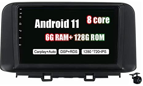 Android Autoradio Radio Multimedia Player Car Stereo para Hyundai Encino 2018 2019 2020 Bluetooth Manos Libres Llamadas USB WiFi Audio Video FM RDS Dab+ DSP