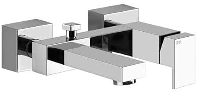 Gessi Rettangolo, miscelatore per vasca da appoggio, automatico, 20013, Colorazione: Ottone spazzolato PVD