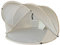 HYPIQQ Strandmuschel Pop Up Strandzelt UV-Schutz 50+ Sonnenschutz Strand Zelt Wurfzelt Wetter Leicht Strandzelt Für Garten Strand,Beige