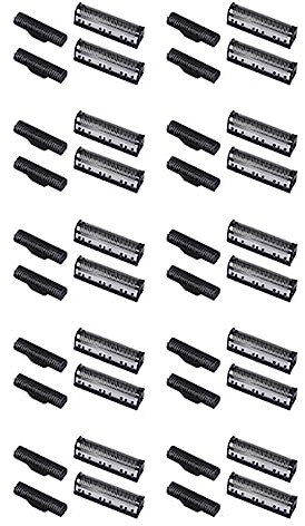 Osmond 10 Set Clipper Klinge für Km-1102 Clipper Elektrisch Rasierapparat Teile Net Silber