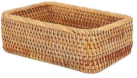 Cabilock Panier De Rangement Rotin Tissé Main Pour Décoration Et Stockage De Snacks Panier Multifonctionnel Pour Fruits Légumes Et Accessoires Domestiques