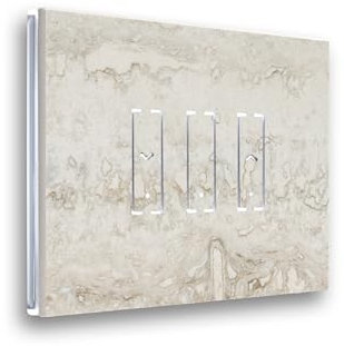 iotty i3S PLUS interruttore wifi smart per tende e tapparelle, placca touch in gres porcellanato retroilluminato, sensori temperatura e luminosità, monitoraggio consumi e qualità dell'aria esterna
