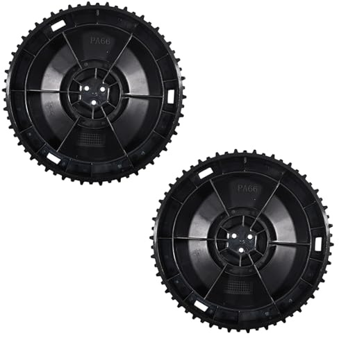 CANTONDZ 2xRuota per Tosaerba Ø183mm Ruote motrici anteriori Ruote per adattarsi al tosaerba Compatibile con Husqvarna Automower 105 305 fino al 2016 e 308 Gardena R38Li R40Li R45Li R50Li R70Li R80Li