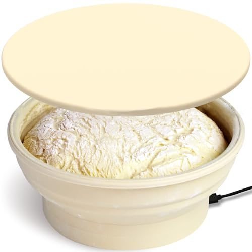 Panier de fermentation de pâte électrique thermostatique en silicone avec température régulée