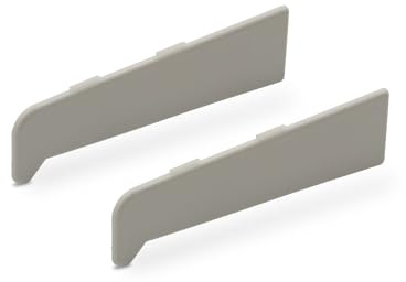 150mm Profile 22 Window & Door Sill End Caps (Pair) - Agate Grey