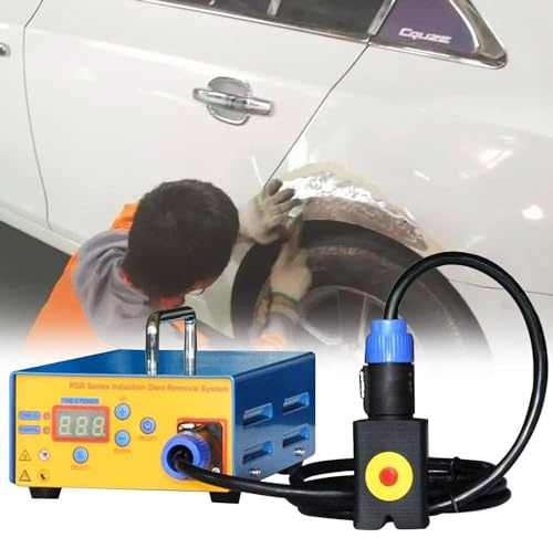 Macchina per la riparazione delle ammaccature dell'auto, dispositivo portatile per la rimozione di ammaccature domestiche, con tempo e potenza, strumento di riparazione elettromagnetica per