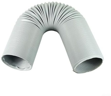 Honseadek Manguera de escape ajustable de 100 mm para aires acondicionados y secadores portátiles, conducto de ventilación de longitud variable de 0,7 a 1,7 m con diseño flexible de 360°, duradera