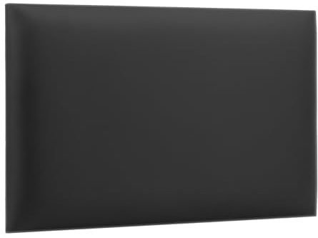 murando - Bettkopfteil Rechteck Kunstleder, 40x60 cm, Schlafzimmer, modern | Gepolstertes Wandkissen, einfache Montage, ideal fürs Schlafzimmer, weicher Bezug, pflegeleicht, dekorativ, langlebig, modern