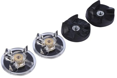 Spacnana Replacement 4 Gears, 2 Base Gears 2 for Blender, with Plastic Rubber Metal Material, for 250W Juicer