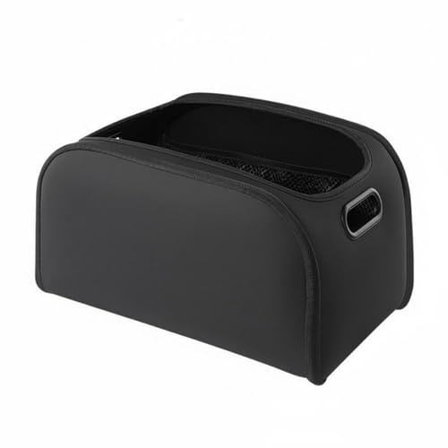 FytStycale Car Trunk Organize Multi Pocket Compartments Portable Car Boot Organiser Seat Back Front Large Opening Storage Box for SUV, Sedan, Jeep, Camping and Home (38x26x21cm)