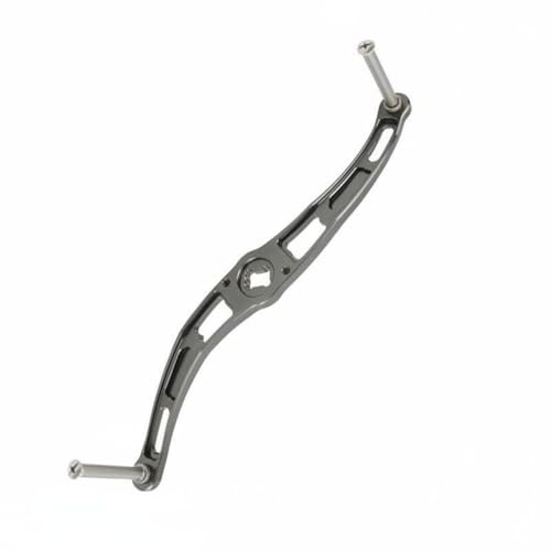 MERIGLARE Fishing Reel Handle Rollen Handkurbel Angelrollen Kurbel Ersatzgriff Kurbelarm Aluminiumlegierung Gewichtsarm Kraftvoller Zug 150mm Länge 140mm