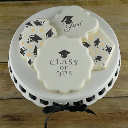 Graduation Day Cookie Stencil Bundle 3-Pack | Grad Party Stencils for Cookies, Cupcakes, Cards, Paper, Fabric | Celebration for Class of 2026