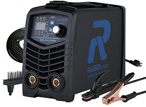 Redbo 110/220V Mini Welding Machine, 130Amp ARC MMA Welder,Dual Voltage Stick Welder Wide Voltage Inverter DC Mini Welding Machine