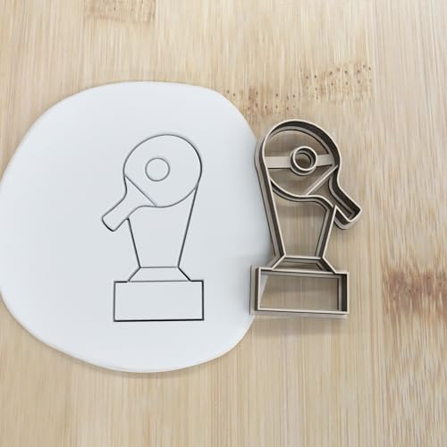 Tischtennis Pokal cookie cutter Fondant Keksstempel/Ausstechform keksausstecher PLA ca.8cm