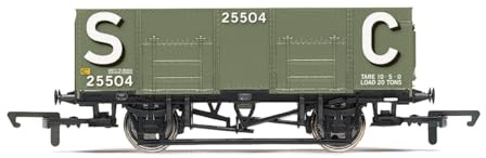 Hornby R60256 Stephenson & Clarke, Carro per Minerali in Acciaio 21T, 25504, Carri Merci Era 3