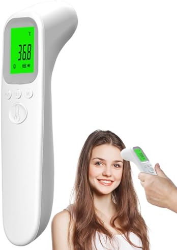 Compteur De Température Sans – Thermomètres Sans, Thermomètre Médical Polyvalent | Thermographe Frontal Numérique Électronique Portable Pour Jeunes, Adultes Et Personnes Âgées