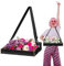 Bauchladen JGA Schwarz Bauchladen Junggesellinnenabschied Team Bride Deko Bauchladen Braut Holz für Männer Frauen JGA Party Spiele Promotion 40 * 26 * 10.5cm