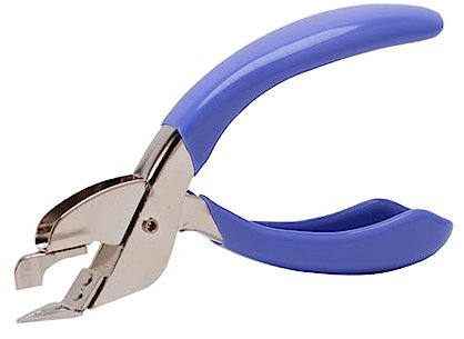 DOITOOL Hefter-entferner Aus Langlebigem Und Sicheren Material Hand-nagelzieher Mit Klammerentfernungsclip Blau Praktisches Design Für Büro Und Schule