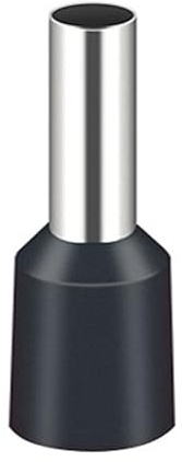 JOYELEC 290 Stück, 4,0 mm², schwarz, Crimpen, elektrische Kabelschuhe, enthält elektrische Terminals, Aderendhülsen für Doppelkabelenden, geeignet für industrielle Haushaltsschaltung