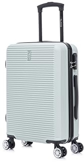 CELIMS - Valise Cabine 55x35x25 cm | Valise Cabine | Cadenas Intégré | 4 Roues 360° | Bagage Cabine | Vert Pastel