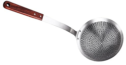 STOBAZA Colador De Acero Inoxidable Colador De Malla Cucharón Para Filtrar Cucharón Para Sopa Utensilios De Cocina Sopas Ollas Calientes