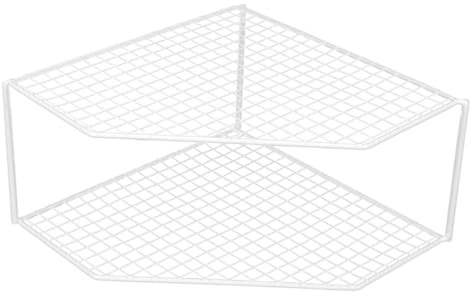 ARTSEWPLY Mensola Angolare da Tavolo in Resistente e Anti- Organizer Multifunzione per Pentole e Utensili da Cucina Design Compatto per Piccoli Spazi per Angoli e Ripiani Salva Spazio