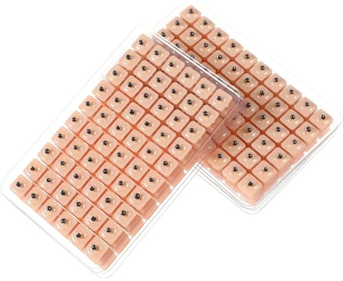 600 Pcs Count Acupuncture Ear Seeds, Disposable Ear Press Seeds, Multi-Condition Ears Beads Acupuncture for Acupressure