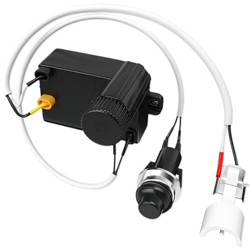 DAJASD 7642 Accenditore per Weber Spirit E210 S210, Accenditore Elettrico piezo a Gas Kit con Pannello Frontale (Modello 2013 e Nuovo), Accenditore Elettronico Kit per Weber 7642
