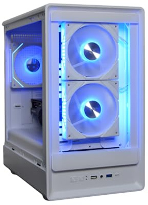 KAIROS FAST PC COMPUTER GAMING RYZEN 5 4500,RX 550 4GB, 16GB DDR4 3200MHz, SSHD 750GB, WiFi, Windows 11 Pro, Dissipatore a STOCK, PC Fisso Desktop Completo da Gioco e Lavoro